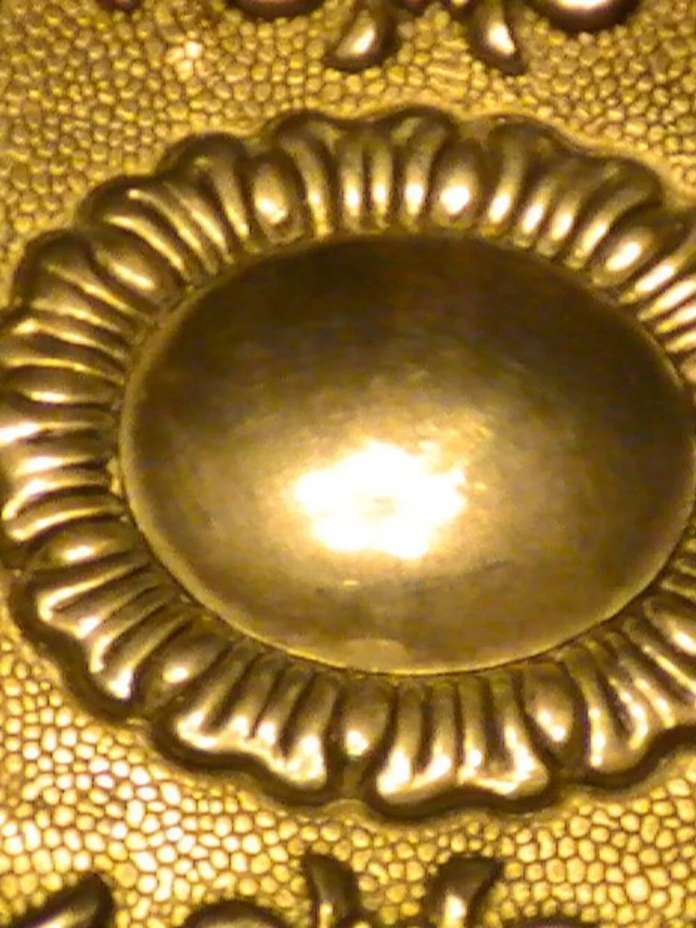 Vintage Silver Plated Hinged Jewelry Box  Ornate